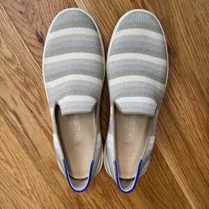 Rothy's Striped Slip-On Sneakers, Women's 8.5